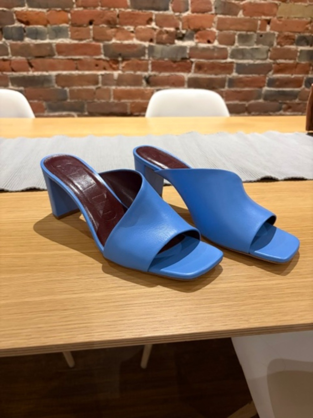 Staud Blue Mules